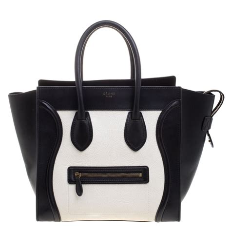 celine bag all black|celine bag black white.